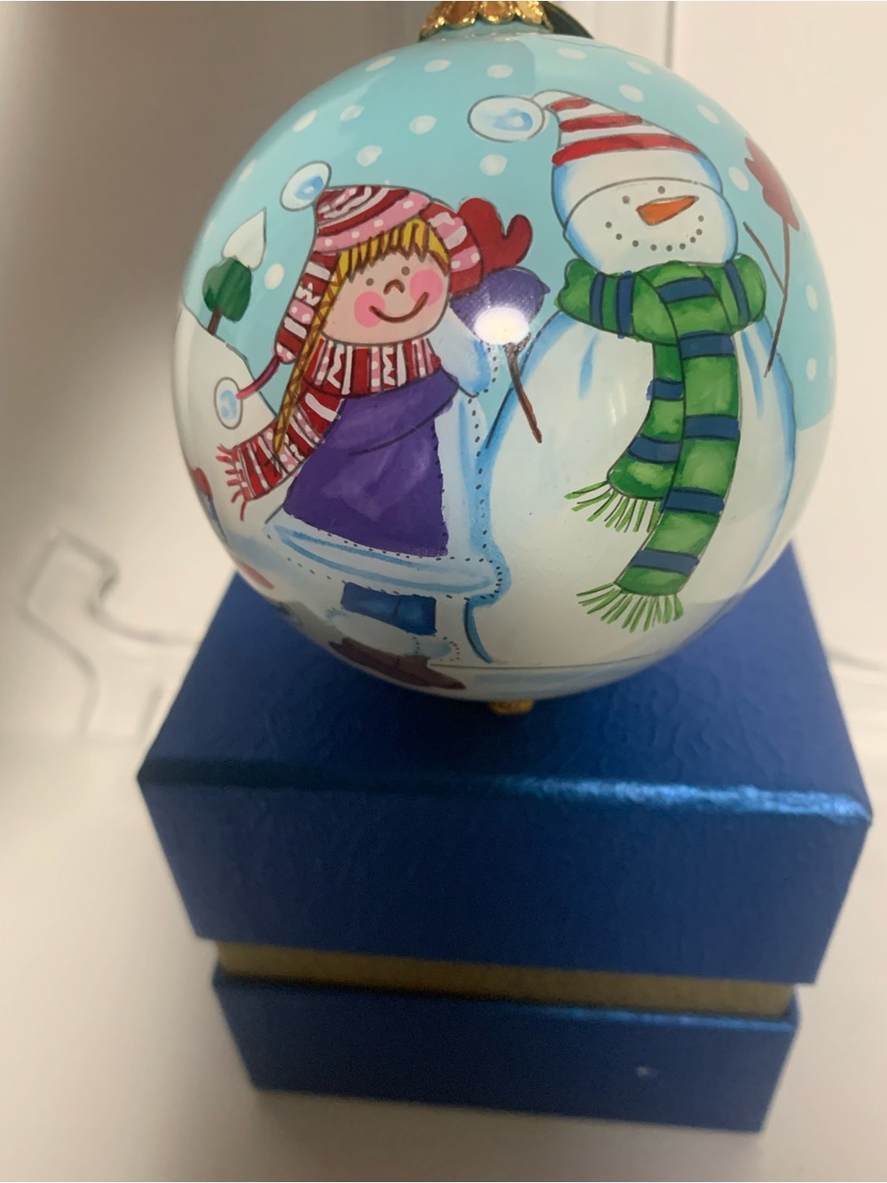 Pier1 Li Bien hand painted ornament